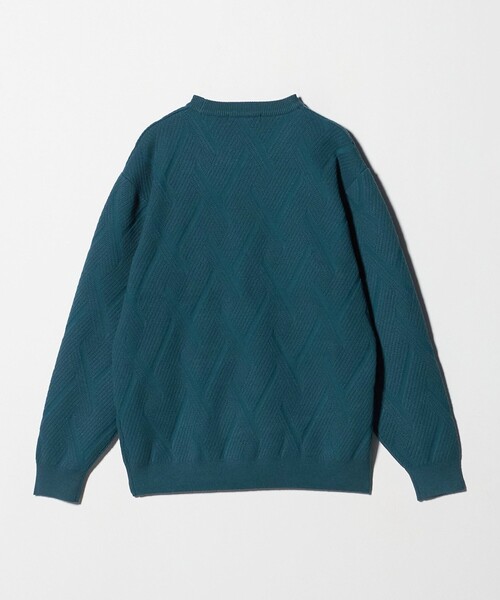 A DAY IN THE LIFE UNITED ARROWS(アデイインザライフユナイテッドアローズ)の「ミドルゲージ リンクス クルーネックニット-ウォッシャブル-<A DAY IN THE LIFE>(ニット/セーター・メンズ・ターコイズブルー系/ホワイト/ネイビー・M/L)」の17枚目の写真