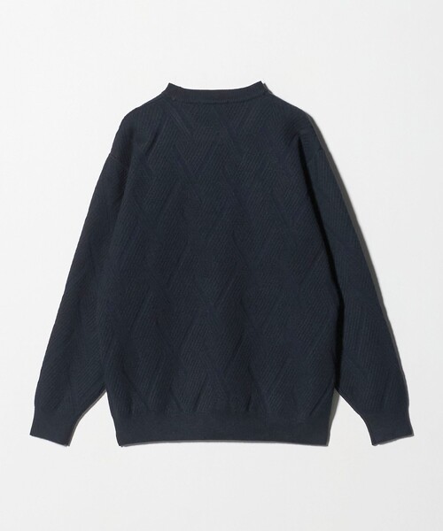 A DAY IN THE LIFE UNITED ARROWS(アデイインザライフユナイテッドアローズ)の「ミドルゲージ リンクス クルーネックニット-ウォッシャブル-<A DAY IN THE LIFE>(ニット/セーター・メンズ・ターコイズブルー系/ホワイト/ネイビー・M/L)」の13枚目の写真