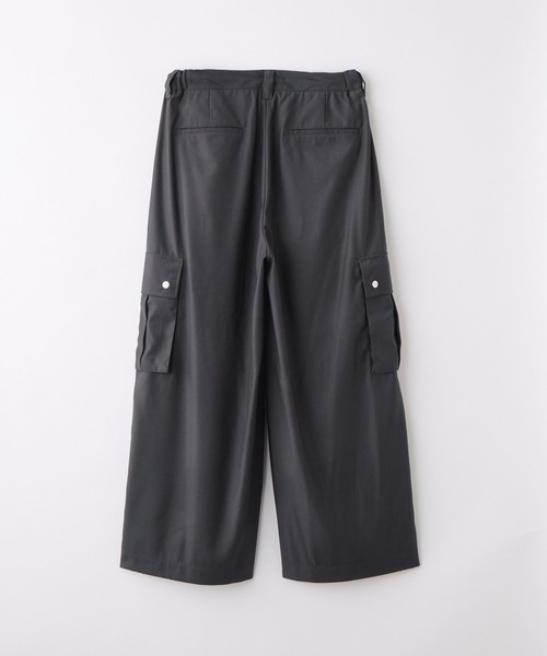 LUENNA（ルエナ）の「【LUENNA】Wide Leg Cargo Pants / ワイドレッグカーゴパンツ（カーゴパンツ・メンズ・グレー/ブラック・L/M/S）」の9枚目の写真