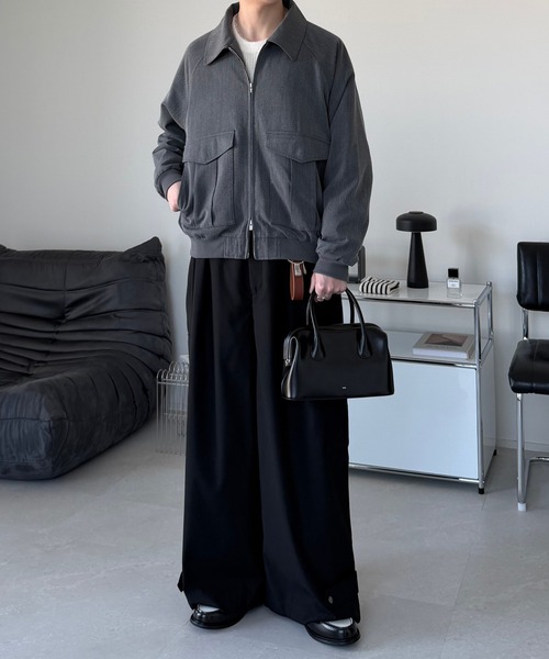 LUENNA（ルエナ）の「【LUENNA】Wide Leg Cargo Pants / ワイドレッグカーゴパンツ（カーゴパンツ・メンズ・グレー/ブラック・L/M/S）」の22枚目の写真