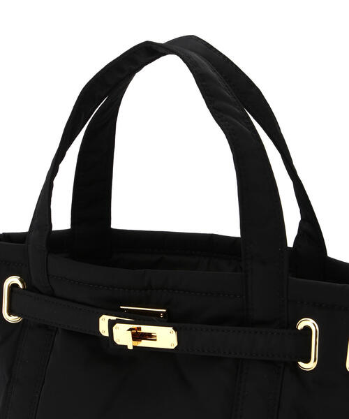 sita parantica(シータパランティカ)の「SITA PARANTICA(シータ パランティカ)BONDED POLYESTER TWILLTOTE(トートバッグ・レディース・ブラック・S)」の6枚目の写真