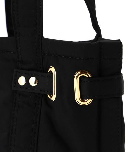 sita parantica(シータパランティカ)の「SITA PARANTICA(シータ パランティカ)BONDED POLYESTER TWILLTOTE(トートバッグ・レディース・ブラック・S)」の9枚目の写真