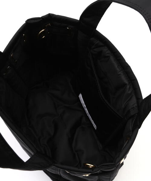 sita parantica(シータパランティカ)の「SITA PARANTICA(シータ パランティカ)BONDED POLYESTER TWILLTOTE(トートバッグ・レディース・ブラック・S)」の12枚目の写真