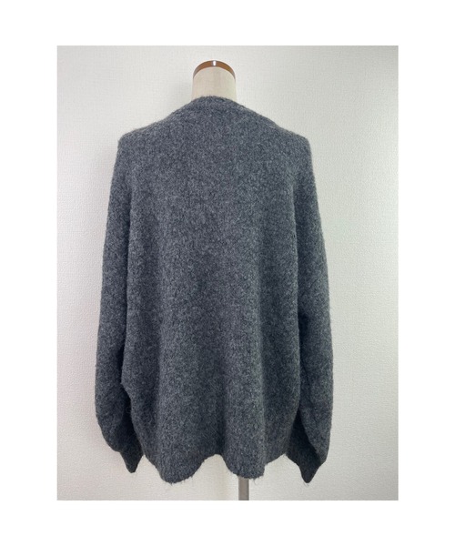 Rydia(リディア)の「ブークレニットカーディガン(ニット/セーター・レディース・スミクロ/ベージュ/アイボリー・M)」の10枚目の写真