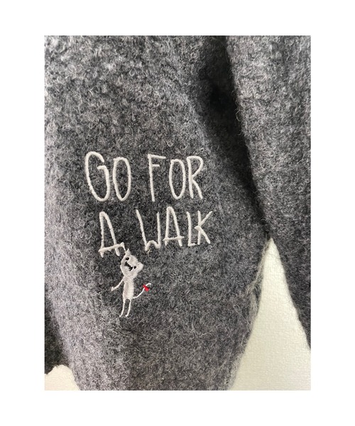 Rydia(リディア)の「ブークレニットカーディガン(ニット/セーター・レディース・スミクロ/ベージュ/アイボリー・M)」の11枚目の写真