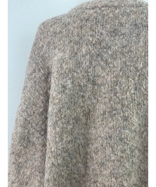 Rydia(リディア)の「ブークレニットカーディガン(ニット/セーター・レディース・スミクロ/ベージュ/アイボリー・M)」の14枚目の写真