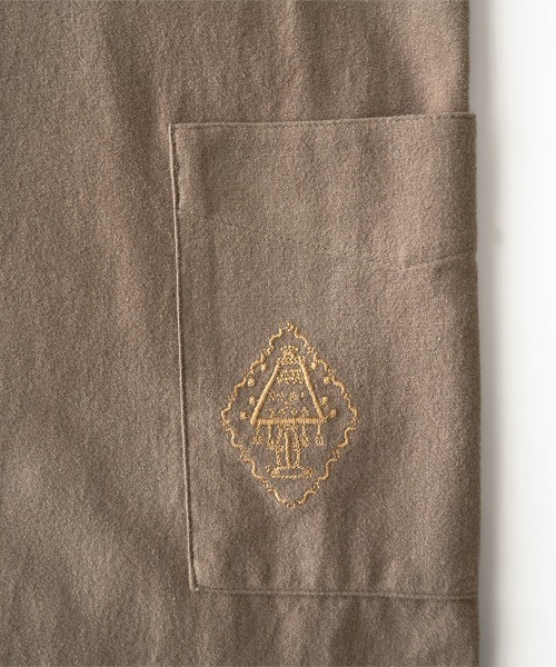 オオカミとフクロウ（オオカミとフクロウ）の「オオカミと読書灯の星たち“ワンピース”（ワンピース・レディース・ブラウン/ブラック・FREE）」の16枚目の写真