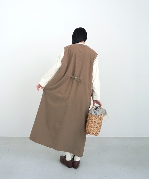 オオカミとフクロウ（オオカミとフクロウ）の「オオカミと読書灯の星たち“ワンピース”（ワンピース・レディース・ブラウン/ブラック・FREE）」の4枚目の写真