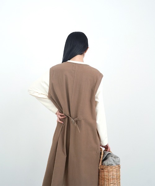 オオカミとフクロウ（オオカミとフクロウ）の「オオカミと読書灯の星たち“ワンピース”（ワンピース・レディース・ブラウン/ブラック・FREE）」の7枚目の写真