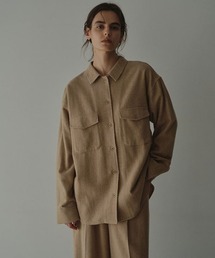 ETRE TOKYO | ウールツイルオーバーサイズシャツ(シャツ/ブラウス)