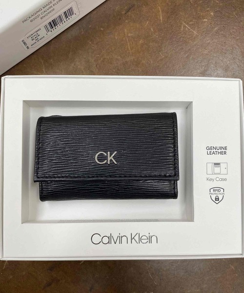 Calvin Klein（カルバン・クライン）の「Calvin Klein / カルバンクライン　ワンポイント レザーキーケース（キーケース/キーアクセサリー・メンズ・ブラック・FREE）」の8枚目の写真