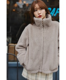 Her lip to（ハーリップトゥー）の「Twila Faux Fur Zip Jacket（ブルゾン）」