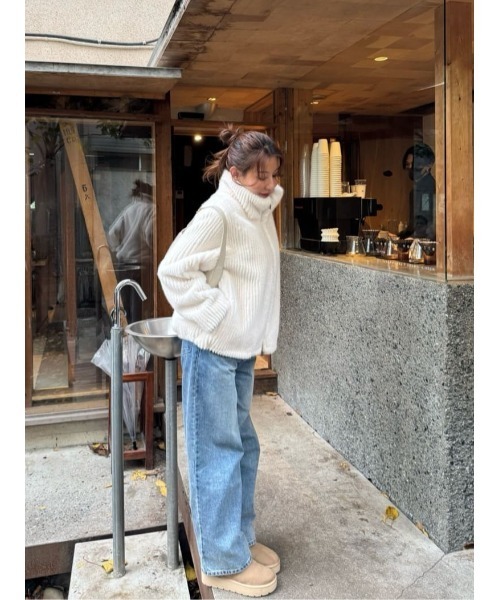 Twila Faux Fur Zip Jacket（ブルゾン）｜Her lip to（ハーリップ