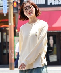 KRIFF MAYER Lady's Collection | ハニカムワッフルワンポイントロンT(Tシャツ/カットソー)