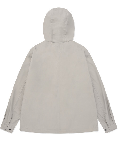 COVERNAT(カバーナット)の「コットンフードパーカージャケットライトグレー(ナイロンジャケット・レディース・その他・MEDIUM/LARGE/SMALL/X-LARGE/XX-LARGE)」の2枚目の写真