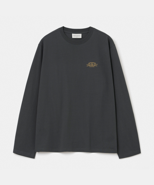 UNIFORM BRIDGE(ユニフォームブリッジ)の「ubc basic l/s t-shirt charcoal(Tシャツ/カットソー・メンズ・その他・MEDIUM/LARGE/X-LARGE/XX-LARGE)」の1枚目の写真