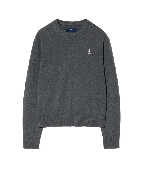 YALE(イェール)の「ウィメンズコンフォートウールラウンドニット_グレー(ニット/セーター・レディース・その他・SMALL/MEDIUM/LARGE)」の2枚目の写真