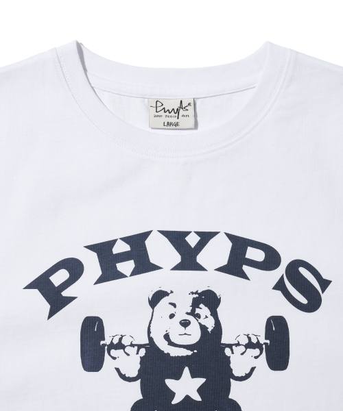 PHYSICAL DEPARTMENT（フィジカル デパートメント）の「ウェイトベアスリーブレス_ホワイト（Tシャツ/カットソー・レディース・その他・MEDIUM/LARGE）」の4枚目の写真