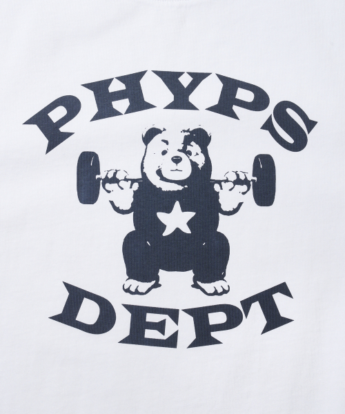 PHYSICAL DEPARTMENT（フィジカル デパートメント）の「ウェイトベアスリーブレス_ホワイト（Tシャツ/カットソー・レディース・その他・MEDIUM/LARGE）」の5枚目の写真