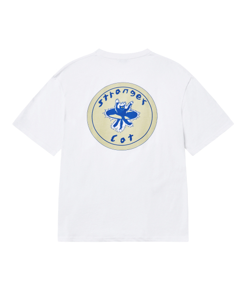 THE SCOT WRECK(ザ スコットレック)の「Stranger Cat S/S(Tシャツ/カットソー・レディース・ホワイト・X-LARGE/MEDIUM/LARGE)」の1枚目の写真