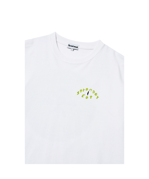 THE SCOT WRECK(ザ スコットレック)の「Stranger Cat S/S(Tシャツ/カットソー・レディース・ホワイト・X-LARGE/MEDIUM/LARGE)」の3枚目の写真