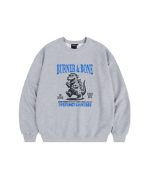 DYSFUNCT（ディスファンクト）の「BURNER & BONE SWEATSHIRT (GRAY)（パーカー）」