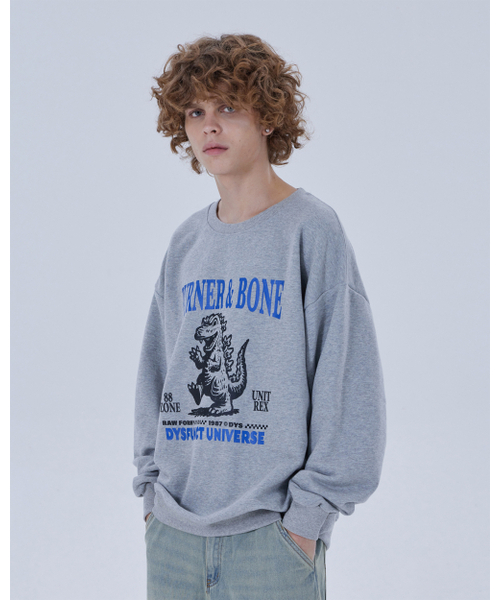 DYSFUNCT(ディスファンクト)の「BURNER & BONE SWEATSHIRT (GRAY)(パーカー・メンズ・その他・MEDIUM/LARGE)」の6枚目の写真