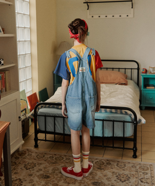 FRISE(フリゼ)の「オーバーオールデニム_キッズ(デニムパンツ・レディース・その他・110/120/130)」の3枚目の写真