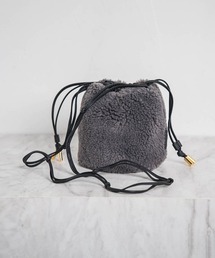LAUTREAMONT（ロートレアモン）の「【WEB限定】【VIOLAd'ORO】ボア巾着ミニバッグ　ELMO / V-8925（ショルダーバッグ）」