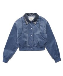 DELICCENT（デリセント）の「コーデュロイパイピングジャンパー[BLUE]（その他アウター）」