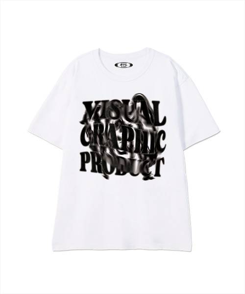 BY.L(バイエル)の「スピンロゴ 半袖Tシャツ ホワイト(Tシャツ/カットソー・メンズ・その他・MEDIUM/LARGE/X-LARGE)」の1枚目の写真