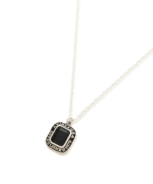 AVIREX（アヴィレックス）の「《AVIREX by J.H.M CO.,LTD.》STERLING SILVER COLLEGE NECKLACE WITH ONYX "USAF" / スターリングシルバー カレッジ ネックレス オニキス / アヴィレックス / JAM HOME MADE / ジャムホームメイド（ネックレス・メンズ・シルバー・FREE）」の4枚目の写真