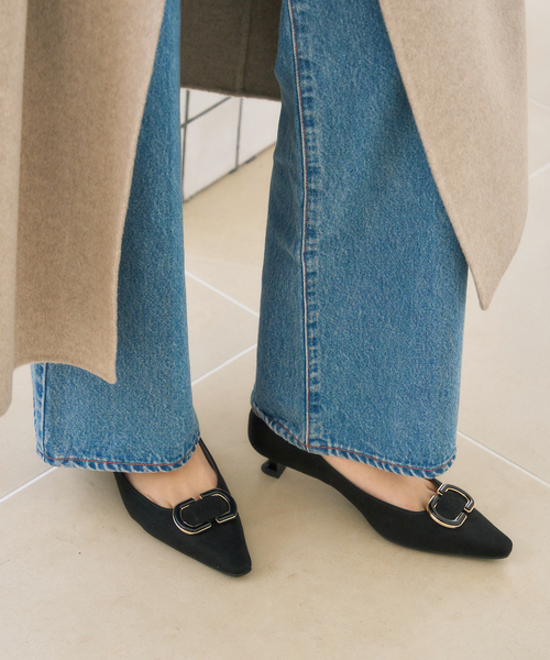 LE TALON（ルタロン）の「3.5cmオーバルパーツパンプス（パンプス・レディース・ピンク/ベージュ/ブラック・23cm/24cm/22.5cm/22cm/23.5cm/25cm/24.5cm）」の2枚目の写真