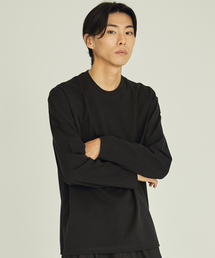 RIOOA（リウア）の「[プレミアム CP20] セミオーバーフィット長袖Tシャツ (ブラック)（Tシャツ/カットソー）」