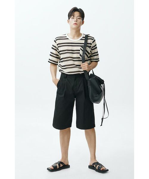 AEIAEIAE（エイエイエ）の「ツイルバミューダパンツ[ブラック]（その他パンツ・レディース・その他・1/2）」の7枚目の写真