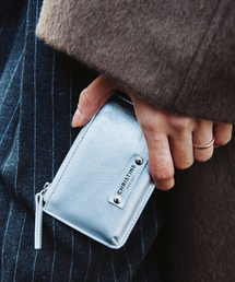 CHRISTINE PROJECT（クリスティンプロジェクト）の「ZIPPER COIN CARD WALLET(SILVER GLASS)（札入れ/マネークリップ・レディース）」