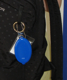 POTE（ポテ）の「0005 Coin Pouch Keyring_Cobalt Blue（キーケース/キーアクセサリー・レディース）」