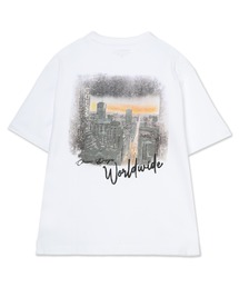 Short Sleeves City Print Tee Tシャツ