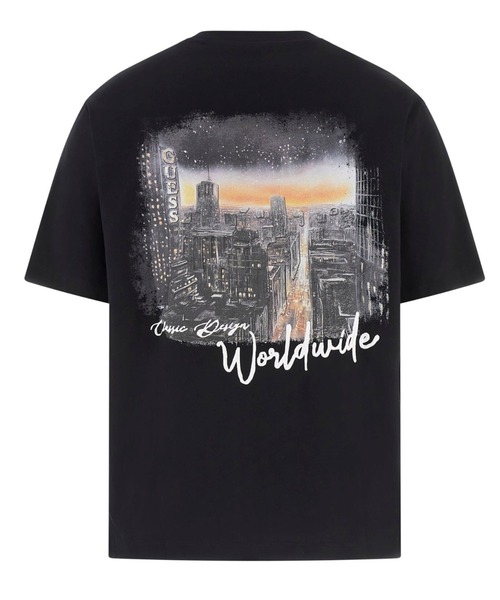 Guess(ゲス)の「Short Sleeves City Print Tee Tシャツ (Tシャツ/カットソー・メンズ・ホワイト/ブラック・SMALL/LARGE/X-LARGE/MEDIUM)」の7枚目の写真