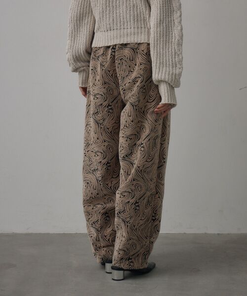 kivi（キヴィ）の「ジャガードパンツ（その他パンツ・レディース・ブラック/ベージュ・FREE）」の6枚目の写真