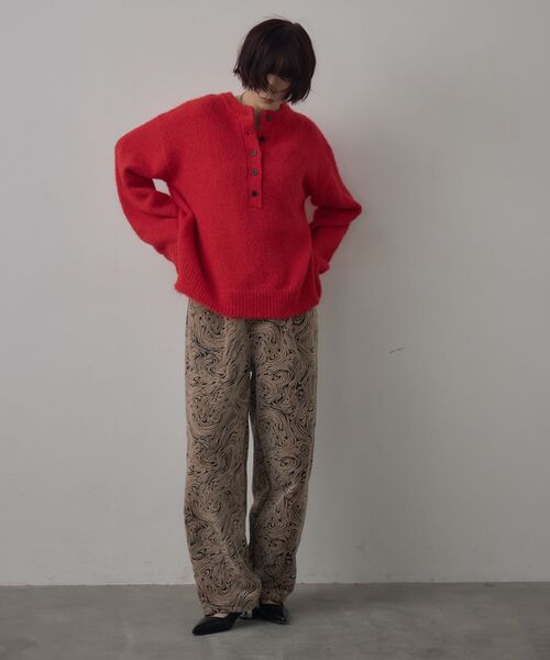 kivi（キヴィ）の「ジャガードパンツ（その他パンツ・レディース・ブラック/ベージュ・FREE）」の16枚目の写真