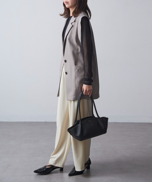 LORISTELLA（ロリステッラ）の「【LORISTELLA】2855 AMBRA（ハンドバッグ・レディース・グレイッシュベージュ/ブラック/ベージュ・FREE）」の11枚目の写真