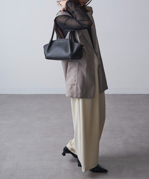 LORISTELLA（ロリステッラ）の「【LORISTELLA】2855 AMBRA（ハンドバッグ・レディース・グレイッシュベージュ/ブラック/ベージュ・FREE）」の10枚目の写真