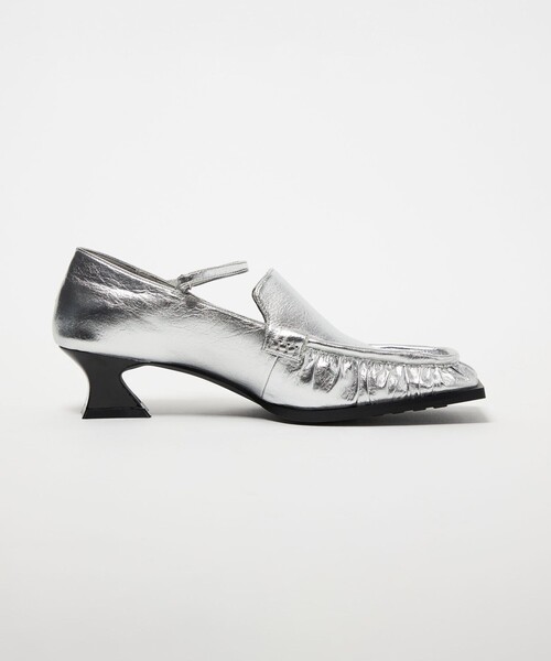 SY UNITED ARROWS（シーユナイテッドアローズ）の「＜SY＞スクエアローファーベルクロ パンプス45↑（パンプス・レディース・オフホワイト/シルバー/ブラック・22cm/25cm/24.5cm/24cm/23.5cm/23cm/22.5cm）」の6枚目の写真