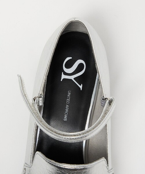 SY UNITED ARROWS（シーユナイテッドアローズ）の「＜SY＞スクエアローファーベルクロ パンプス45↑（パンプス・レディース・オフホワイト/シルバー/ブラック・22cm/25cm/24.5cm/24cm/23.5cm/23cm/22.5cm）」の9枚目の写真