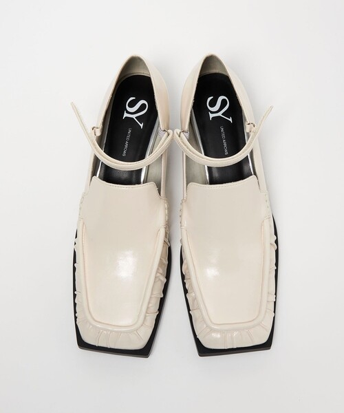 SY UNITED ARROWS（シーユナイテッドアローズ）の「＜SY＞スクエアローファーベルクロ パンプス45↑（パンプス・レディース・オフホワイト/シルバー/ブラック・22cm/25cm/24.5cm/24cm/23.5cm/23cm/22.5cm）」の12枚目の写真