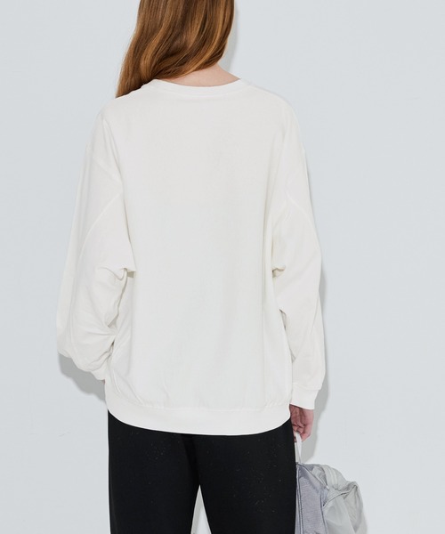 coca（coca）（コカ）の「T-スウェットビッグシルエット（スウェット・レディース・ブラック/イエロー/ライトグレー/ホワイト・L/S/M）」の8枚目の写真