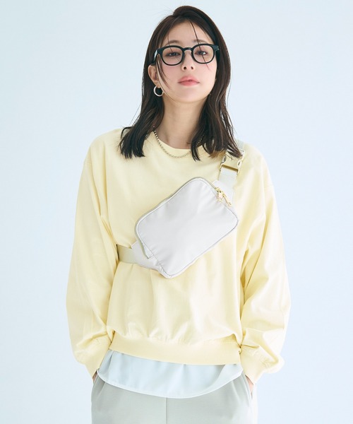 coca（coca）（コカ）の「T-スウェットビッグシルエット（スウェット・レディース・ブラック/イエロー/ライトグレー/ホワイト・L/S/M）」の13枚目の写真