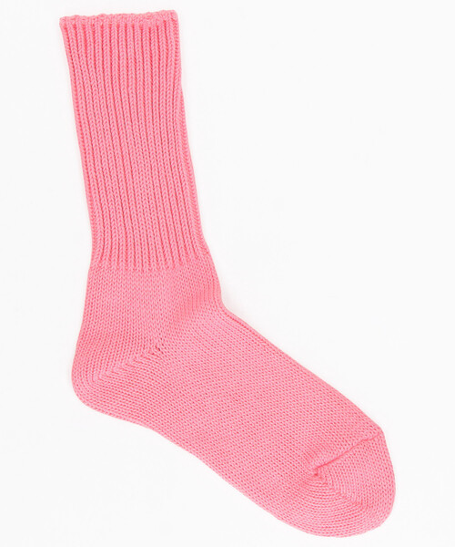 FREAK'S STORE(フリークスストア)の「ローゲージ カラーソックス/リブソックス(ソックス/靴下・レディース・レッド/ピンク/ブルー/オフホワイト/ブラック・ONE SIZE)」の4枚目の写真