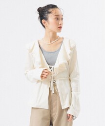 BEAMS BOY | 【4/2値下げ】ラッフル カーディガン(カーディガン/ボレロ)